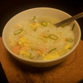 ゆちまろG's cooksnap of when they made 鮭と卵と白だしの雑炊.