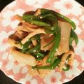 ゆっこ0917's cooksnap of when they made こんにゃく竹輪ピーマン金平.