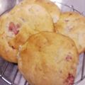 ちびぱぱ's cooksnap of when they made 材料３つだけ♪いちごのふわふわクッキー♪.