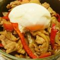 fukudoru's cooksnap of when they made 簡単！豚トマ丼.