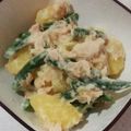 haru★若葉印's cooksnap of when they made インゲン＆じゃがいものツナサラダ♡.