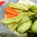 お魚キッチン's cooksnap of when they made 捨てないで～！キャベツの芯の糠漬け.