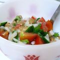 Fire-King's cooksnap of when they made トマトにら玉ねぎ納豆和え☆美容＆健康♪.