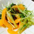 yurippii's cooksnap of when they made 水菜とパプリカのさっぱり胡麻和え♪.