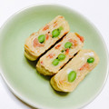 ジンベえちゃん's cooksnap of when they made 枝豆と干しえびの卵焼き.