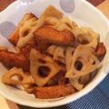 ぺぺっぺー's cooksnap of when they made お弁当にも♡加賀揚げとレンコンの煮物.