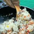 ミニとも's cooksnap of when they made ダッチオーブンで作る秋のピラフ.
