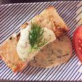 ゆづ抹茶's cooksnap of when they made サーモンソテー＊ヨーグルトディルネーズで.