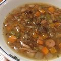 kyobobo's cooksnap of when they made レンズ豆と根菜のスープ.