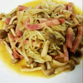 かおぽん♡'s cooksnap of when they made 厚切りベーコンともやしのカレー炒め.