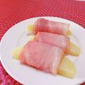 赤い電話's cooksnap of when they made お弁当に✿レンジでじゃが芋のベーコン巻き.
