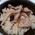 ぴよぴよねむー's cooksnap of when they made 秋の味覚★松茸ご飯.