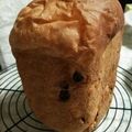 ビビとさっちん's cooksnap of when they made レーズン食パン MKホームベーカリー.
