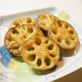 sacoママ's cooksnap of when they made 厚切り蓮根のカリッともっちり食感ステーキ.