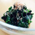 ｙｏｋｋｙｕｎ's cooksnap of when they made つるむらさきの塩こんぶ和え✿.