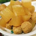 チェキング's cooksnap of when they made 冬瓜と鶏団子の煮物.