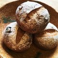 123ママ's cooksnap of when they made ●ぶどうとくるみのパン●.
