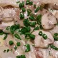 祐くんママ☆'s cooksnap of when they made 豚肉のステーキ きのこクリームソース.