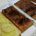 ねこりん222's cooksnap of when they made 黒蜜かおる♥ごまトースト.