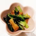 cibisk's cooksnap of when they made 小松菜とひら天の炒め物.