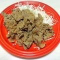 neige0916's cooksnap of when they made 柔らか◆豚の生姜焼き◆ジューシー.