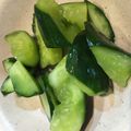 ノエル・ギャラガー's cooksnap of when they made キュウリのハチミツショウガ漬け.