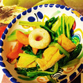 あっちィ's cooksnap of when they made 超簡単！小松菜の炒め煮♪.