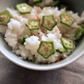 hiroerico's cooksnap of when they made 梅干しオクラご飯.