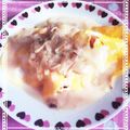 K0A9O0R8U♪'s cooksnap of when they made オムライス♡ホワイトソースがけ.