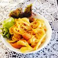 うさぎ姫っこ's cooksnap of when they made 簡単♪玉ねぎとウインナーの焼肉マヨ炒め.