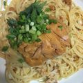 mm's cooksnap of when they made お手軽ウニパスタ.