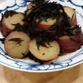 クックKMVAAO☆'s cooksnap of when they made 食べやすい小さな薩摩芋と切り昆布の煮物.
