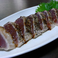 yasu-pooh's cooksnap of when they made マグロのステキな黒胡椒ステーキ(たたき).