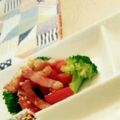 ちょんこ's cooksnap of when they made 満足120%！ベーコン温玉のおかずサラダ.
