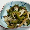 香園るな's cooksnap of when they made 苦くない！ゴーヤとしめじのおひたし.