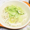 yamamomiji's cooksnap of when they made 柑橘香って爽やか～すだち・胡瓜の素麺.