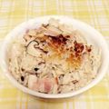 クック4MCL8R☆'s cooksnap of when they made 麺つゆで簡単＊ベーコンと茸の炊きこみご飯.