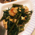 けいごようた's cooksnap of when they made 簡単☆厚揚げ エビ 空芯菜の炒め.