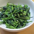 daikanon's cooksnap of when they made 超簡単！空芯菜の塩炒め.