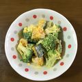 早起きまま's cooksnap of when they made ブロッコリーとかぼちゃのごまマヨサラダ.