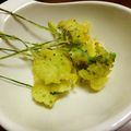 てる坊's cooksnap of when they made ニラの花の天ぷら.