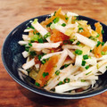 kaokaofood's cooksnap of when they made 長芋とたくあんの白だし和え.