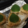 KY328's cooksnap of when they made 大葉が香ります〜☆焼きおにぎり！！.