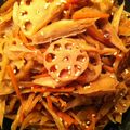 MaiDireMai's cooksnap of when they made 蓮根と牛蒡の金毘羅(キンピラ).