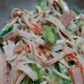 えちこと's cooksnap of when they made ｷｭｳﾘ&ｶﾆｶﾏ&水菜&ﾂﾅの明太ｻﾗ.