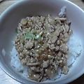 chizusaki's cooksnap of when they made 鶏そぼろのさっぱり甘酢煮丼.
