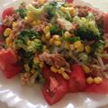 ☆tomo_☆'s cooksnap of when they made ツナ蕎麦カラフルサラダ.