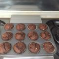 ライライちゃん225's cooksnap of when they made しっとりフワフワ☆チョコバナナマフィン☆.