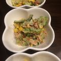 liarra's cooksnap of when they made 簡単こくうま♪やみつきのゴーヤーサラダ.