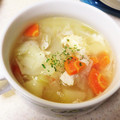 michi0726m's cooksnap of when they made 人気給食！簡単『洋風かきたま汁』.